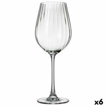 Copa De Vino Bohemia Crystal Optic Transparente 6 Unidades 500 Ml