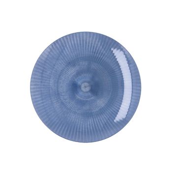 Plato Poliestireno Sunset Azul 19cm