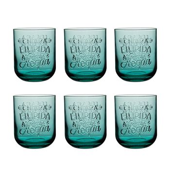 Set 6 Vasos Altos Vidrio Graphica 39,5cl