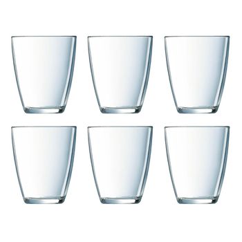 Set 6 Vasos Altos Vidrio Concepto 31cl