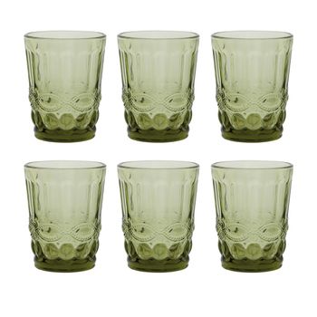 Set 6 Vasos Altos Vidrio Ritual 26cl