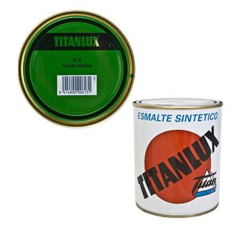 Esmalte Sintético Titanlux Verde Hierba 750ml