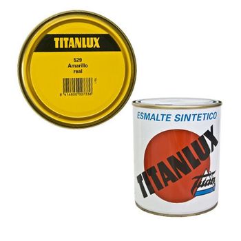 Esmalte Sintético Titanlux Amarillo Real 375ml