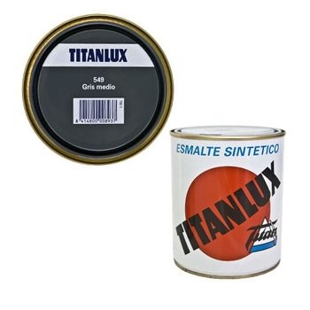 Esmalte Sintético Titanlux Gris Medio 750ml