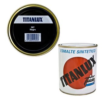 Esmalte Sintético Titanlux Negro Brillante 125ml