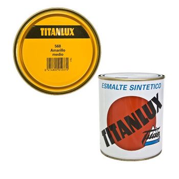 Esmalte Sintético Titanlux Amarillo Medio 750ml