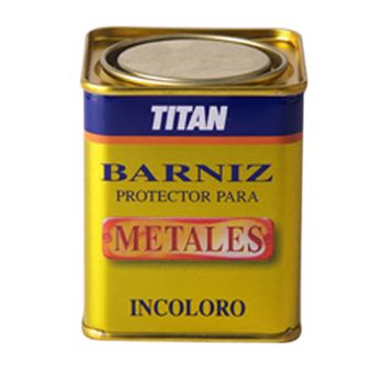 Barniz Protector Para Metales Titan Incoloro 250ml