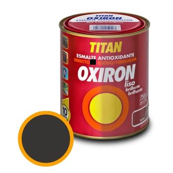 Esmalte Antioxidante Oxirón Liso Negro Brillante 375ml