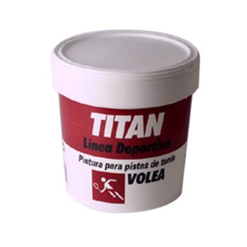 Pintura Tenis Volea Verde - Titan - 181238004 - 4 L..