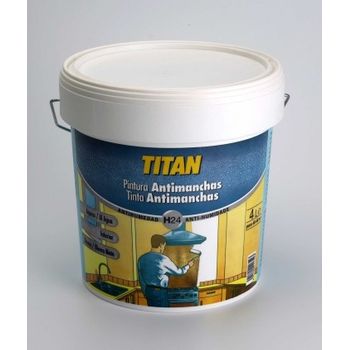 Pintura Antimanchas Titan 750ml Blanco Mate