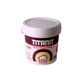 Pintura Plastica Interior Exterior Titanit Satinado Marca Titan