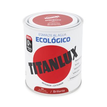 Esmalte Ecológico Al Agua Brillante Titanlux Blanco 750ml