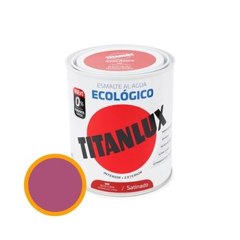 Esmalte Ecológico Al Agua Satinado Titanlux Rosa Frambuesa 750ml