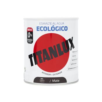 Esmalte Eco Mate Tabaco Titanlux 750ml