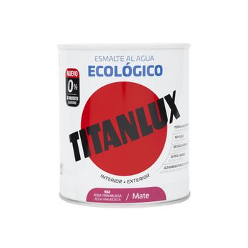 Esmalte Eco Mate Rosa Frambuesa Titanlux 750ml