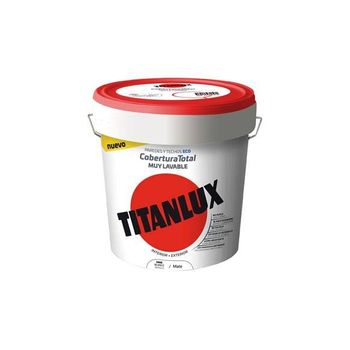 Pintura Plastica Exterior Mate Cobertura Total Titan 15 L Fachada