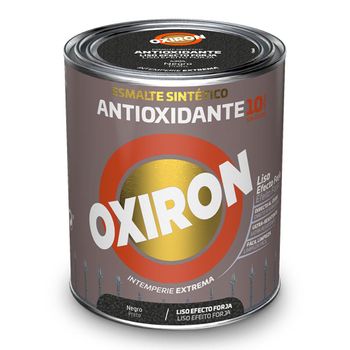 Esmalte Sintético Metálico Antioxidante Oxiron Liso Efeito Forja Preto 250ml Titan 5809096