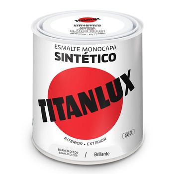 Esmalte Sintético Monocamada Decoração Brilhante Branco 250ml Titanlux 5809018