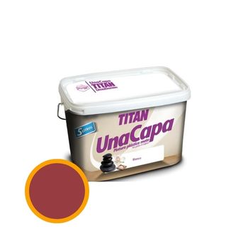 Pintura Monocapa Titan Una Capa Rojo Intenso 2.5l