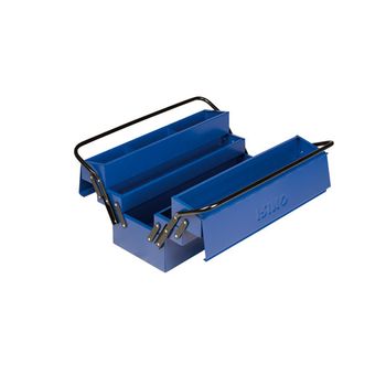 Caja Herramientas Metal Plegable 2 Asas 5 Bandejas Marca Irimo