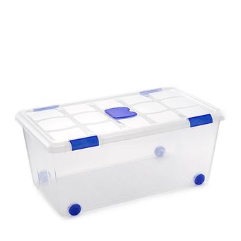 Caja Multiuso C/rueda Transp 61 L - Plasticforte - 11118..