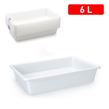 Bandeja Hosteleria 6 Litros 38,5x25x10 Cm Plasticforte - Neoferr