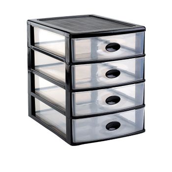 Organizador 4 Cajones Loira Ng 36x27x35cm - Plasticforte - 1131202..