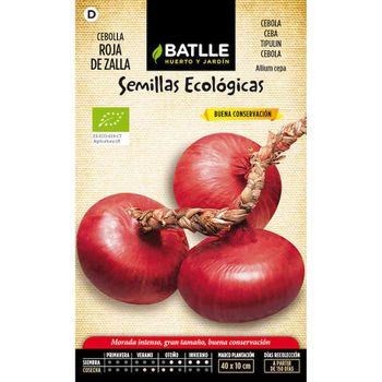 Semillas Ecológicas De Cebolla Roja De Zalla