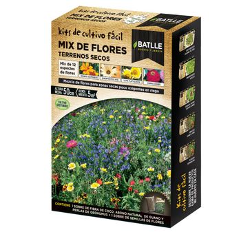 Kit Cultivo Mix Flores Terrenos Secos
