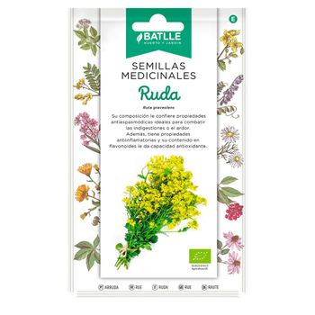 Semillas Medicinales Ecológicas De Ruda Batlle