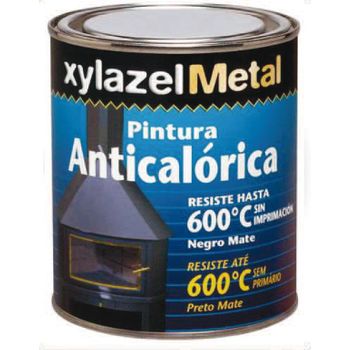 Anticalorico 600º Negro Mate - Xylazel - 6070103 - 750 Ml..