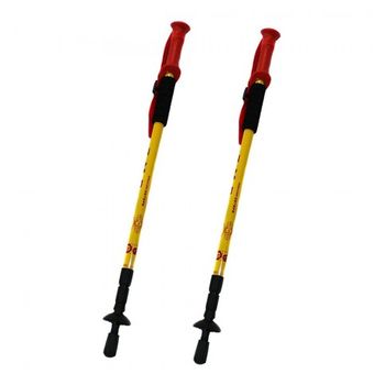 Bastones de Marcha Nórdica Leki Walker Platinium Rojo - Fitshop