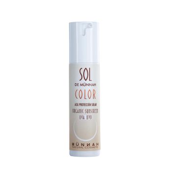 Protector Solar Facial Con Color Spf Münnah 50 Ml