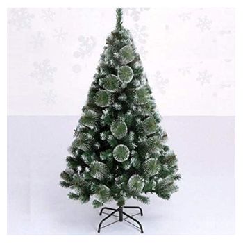 Árbol Pino De Navidad Verde Nieve 210 Cm Árbol Nevado Artificial Navideño 2.1m