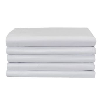 Pack De 5 Sábanas Para Camas De 90 Cm, Compuesto Por 5 Sábanas Bajeras Y 5 Sábanas Encimeras, Calidad Especial Para Hostelería Y Alojamientos Turísticos