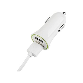 Movitel Dual Cargador De Coche 2x Usb-a 3.100 Mah Blanco