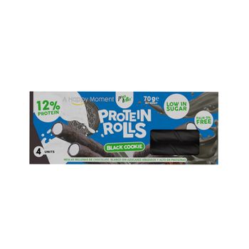 Protella - Protein Rolls 70 G - Barquillos Rellenos -  Sabor: Black Cookie