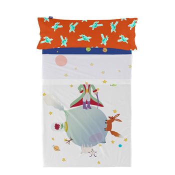 Juego De Sábanas Happyfriday Le Petit Prince Multicolor Cama De 105 2 Piezas