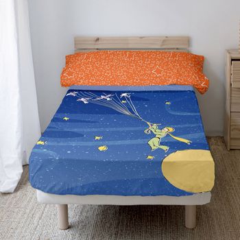 Juego De Sábanas Happyfriday Le Petit Prince Migration Multicolor Cama De 80/90 2 Piezas