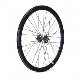 Gurpil Rueda Delantera Pista Fixed 42 Mm Negra Carrete Negro