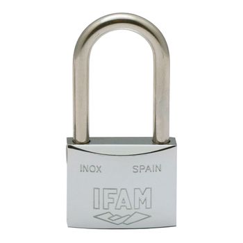 Candado Inoxidable 30al 30mm Con 2 Llaves. Arco Largo. Ifam