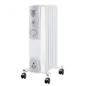 HOTI OR2500  Radiador de aceite 2500W de 11 elementos con tendedero y  recipiente para humidificaci�n