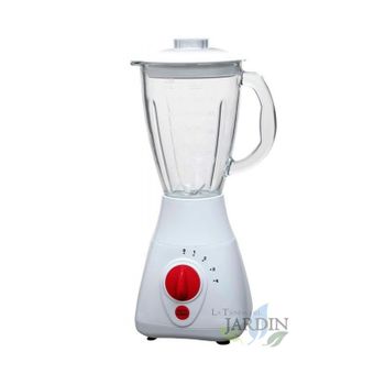 BATIDORA BRAUN-H VASO 600W 125L JARRA CRISTAL LIBRE DE BPA NEGRA CON  BOTELLA BLENDGO