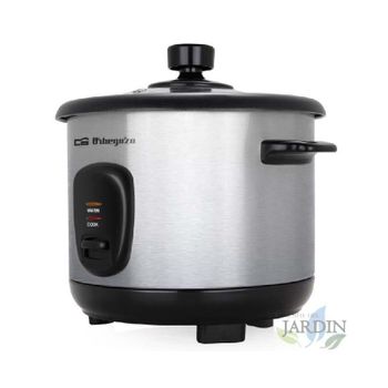 Cocedor De Arroz Orbegozo. Potencia 400 W. Capacidad 1l. Olla De Aluminio Con Capa Antiadherente.