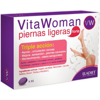 Eladiet Vitawoman Piernas Ligeras Forte 60 Comprimidos