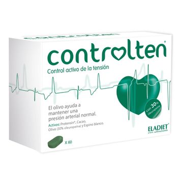 Controlten Indicado Para Una Correcta Presión Sanguínea Eladiet 60 Comprimidos