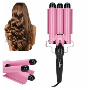 Plancha Rizador Ondulador Moldeador De Pelo Profesional Tourmalina Cerámica Cabello Ondas