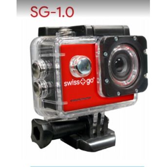 Camara Video  Swiss-go Deportiva Sg-1.0 Full Hd + Accesorios Blanca