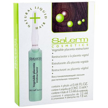 Salerm Placenta Vegetal Ampollas 4x13 Ml Restructurante