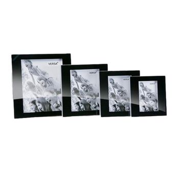 Portafotos Negro Cristal (20 X 25 Cm)